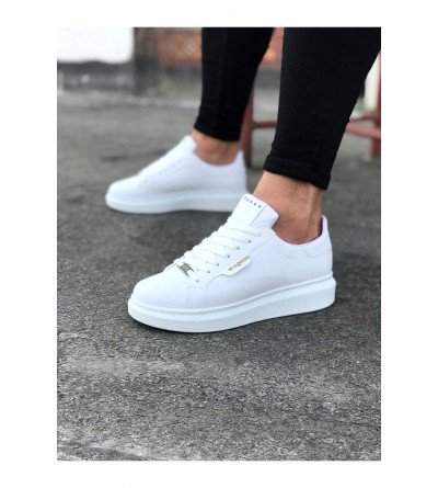 Wagoon WG01 Beyaz Düz Erkek Casual Ayakkabı Wagoon WG01 Beyaz Düz Erkek Casual Ayakkabı