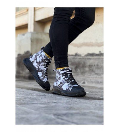 Wagoon WG017 Acık Askeri Erkek Yarım Bilek Casual Ayakkabı Wagoon WG017 Acık Askeri Erkek Yarım Bilek Casual Ayakkabı