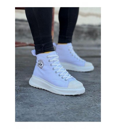 Wagoon WG017 Beyaz Erkek Yarım Bilek Casual Ayakkabı Wagoon WG017 Beyaz Erkek Yarım Bilek Casual Ayakkabı