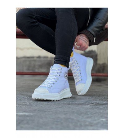 Wagoon WG017 Beyaz Erkek Yarım Bilek Casual Ayakkabı Wagoon WG017 Beyaz Erkek Yarım Bilek Casual Ayakkabı