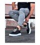Wagoon WG022 Siyah Erkek Casual Ayakkabı Wagoon WG022 Siyah Erkek Casual Ayakkabı