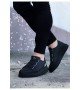 Wagoon WG029 3 Bant Legend Kömür Kalın Taban Casual Erkek Ayakkabı Wagoon WG029 3 Bant Legend Kömür Kalın Taban Casual Erkek Ayakkabı