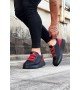 Wagoon WG029 3 Bant Legend Kömür Kırmızı Kalın Taban Casual Erkek Ayakkabı Wagoon WG029 3 Bant Legend Kömür Kırmızı Kalın Taban Casual Erkek Ayakkabı