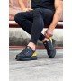 Wagoon WG029 3 Bant Legend Kömür Sarı Kalın Taban Casual Erkek Ayakkabı Wagoon WG029 3 Bant Legend Kömür Sarı Kalın Taban Casual Erkek Ayakkabı
