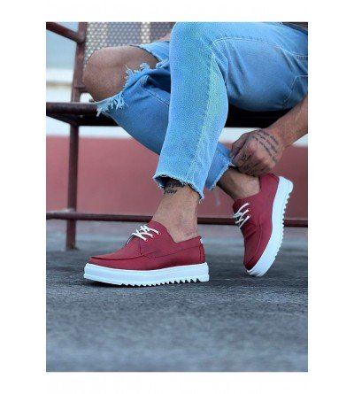 Wagoon WG506 Kırmızı Erkek Saraclı Casual Ayakkabı Wagoon WG506 Kırmızı Erkek Saraclı Casual Ayakkabı