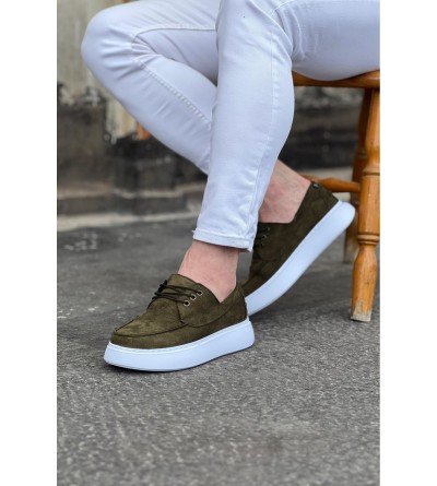 Wagoon WG508 Haki Süet Ortopedik Taban Erkek Casual Ayakkabı Wagoon WG508 Haki Süet Ortopedik Taban Erkek Casual Ayakkabı