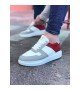 Wagoon WG011 Beyaz Kırmızı Erkek Casual Ayakkabı Wagoon WG011 Beyaz Kırmızı Erkek Casual Ayakkabı