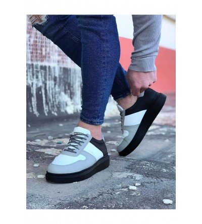 Wagoon WG011 Beyaz Kömür Erkek Casual Ayakkabı Wagoon WG011 Beyaz Kömür Erkek Casual Ayakkabı