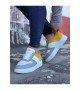 Wagoon WG011 Beyaz Sarı Erkek Casual Ayakkabı Wagoon WG011 Beyaz Sarı Erkek Casual Ayakkabı