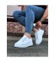 Wagoon WG026 Beyaz Kalın Taban Casual Erkek Ayakkabı Wagoon WG026 Beyaz Kalın Taban Casual Erkek Ayakkabı
