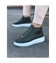 Wagoon WG032 Haki Bağcıklı Sneakers Yarım Bilek Bot Wagoon WG032 Haki Bağcıklı Sneakers Yarım Bilek Bot