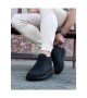 Wagoon WG032 Kömür Bağcıklı Sneakers Yarım Bilek Bot Wagoon WG032 Kömür Bağcıklı Sneakers Yarım Bilek Bot