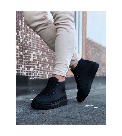 Wagoon WG032 Kömür Bağcıklı Sneakers Yarım Bilek Bot Wagoon WG032 Kömür Bağcıklı Sneakers Yarım Bilek Bot