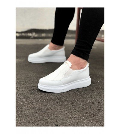 Wagoon WG049 Beyaz Düz Casual Erkek Ayakkabı Wagoon WG049 Beyaz Düz Casual Erkek Ayakkabı