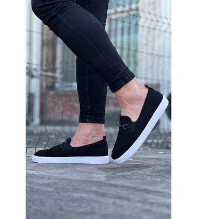 Wagoon WG060 Siyah Triko Babet Erkek Casual Ayakkabı Wagoon WG060 Siyah Triko Babet Erkek Casual Ayakkabı