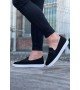Wagoon WG060 Siyah Triko Babet Erkek Casual Ayakkabı Wagoon WG060 Siyah Triko Babet Erkek Casual Ayakkabı