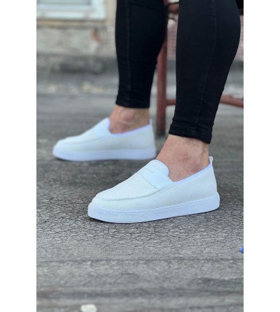 Wagoon WG061 Beyaz Triko Babet Erkek Casual Ayakkabı Wagoon WG061 Beyaz Triko Babet Erkek Casual Ayakkabı
