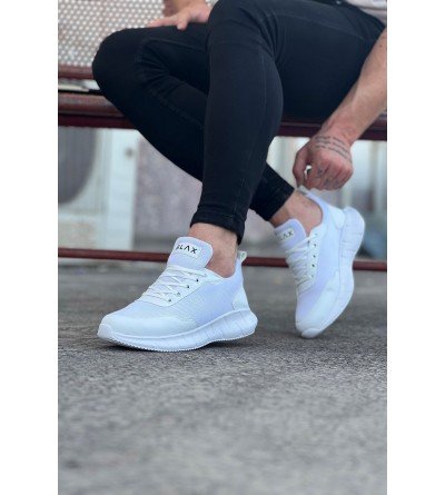 Wagoon WG063 Beyaz Triko Erkek Spor Ayakkabı Wagoon WG063 Beyaz Triko Erkek Spor Ayakkabı