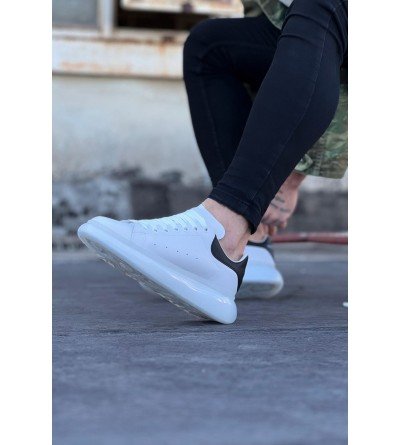 Wagoon WG095 Beyaz Siyah Erkek Casual Ayakkabı Wagoon WG095 Beyaz Siyah Erkek Casual Ayakkabı