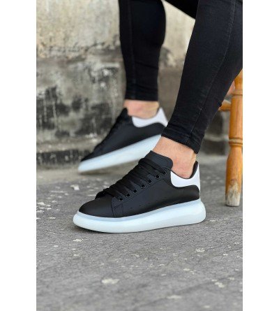 Wagoon WG095 Siyah Beyaz Erkek Casual Ayakkabı Wagoon WG095 Siyah Beyaz Erkek Casual Ayakkabı