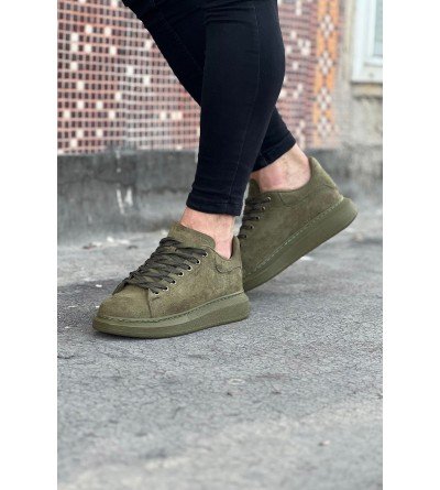 Wagoon WG096 Haki Süet Günlük Erkek Casual Ayakkabı Wagoon WG096 Haki Süet Günlük Erkek Casual Ayakkabı