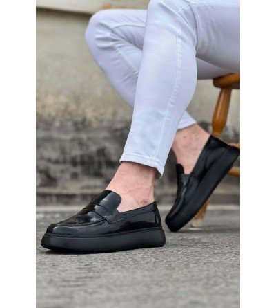 Wagoon WG161 Kömür Rugan Erkek Casual Ayakkabı Wagoon WG161 Kömür Rugan Erkek Casual Ayakkabı